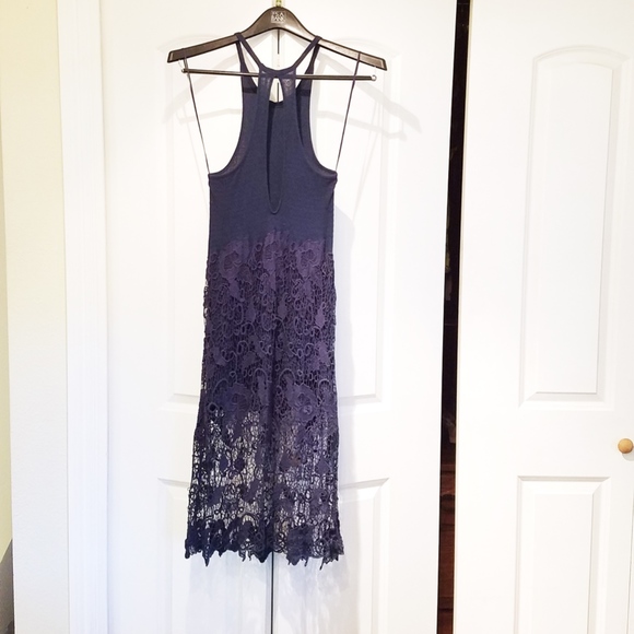 Free People Nora Lace Tank Dress ~ SZ Medium - Picture 4 of 6
